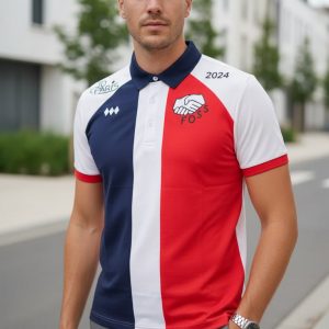 Polo homme FOSS Le coq origine